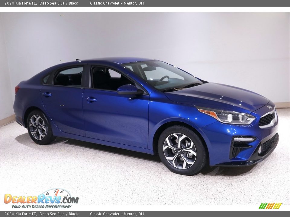 2020 Kia Forte FE Deep Sea Blue / Black Photo #1