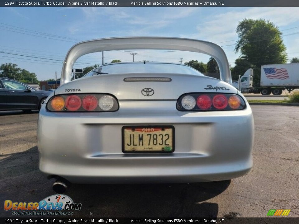 1994 Toyota Supra Turbo Coupe Alpine Silver Metallic / Black Photo #4