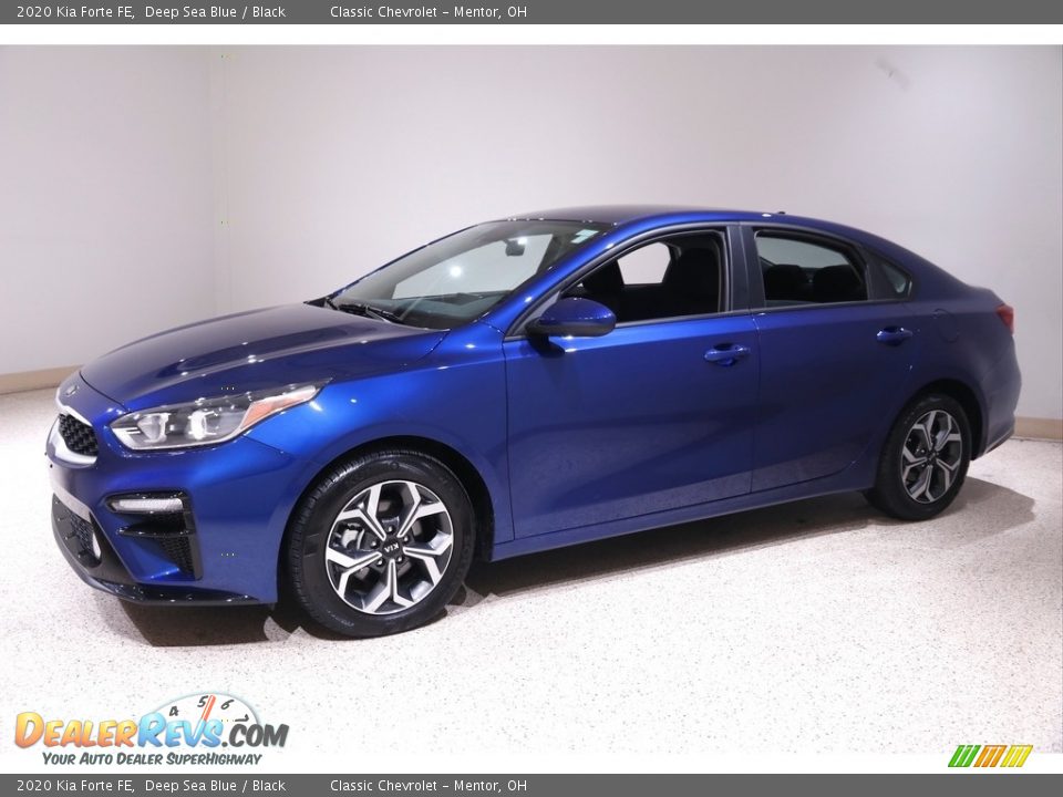 2020 Kia Forte FE Deep Sea Blue / Black Photo #3