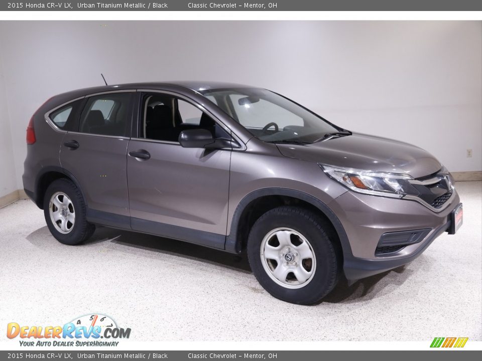 2015 Honda CR-V LX Urban Titanium Metallic / Black Photo #1