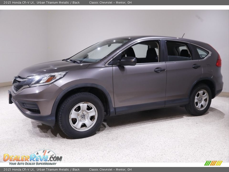 2015 Honda CR-V LX Urban Titanium Metallic / Black Photo #3