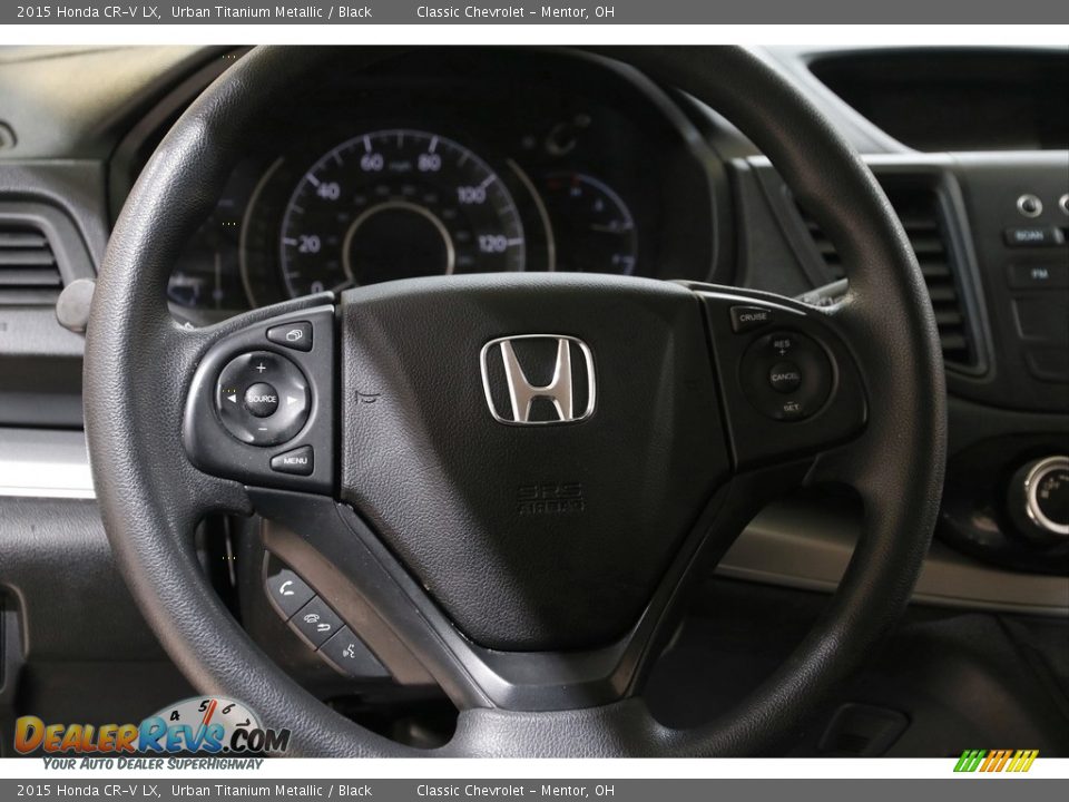 2015 Honda CR-V LX Urban Titanium Metallic / Black Photo #7