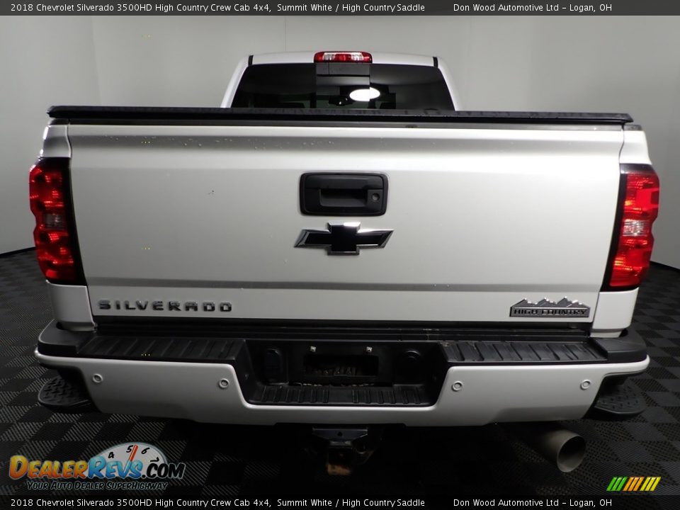 2018 Chevrolet Silverado 3500HD High Country Crew Cab 4x4 Summit White / High Country Saddle Photo #15