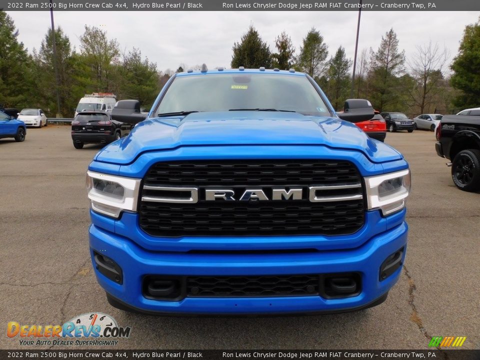 2022 Ram 2500 Big Horn Crew Cab 4x4 Hydro Blue Pearl / Black Photo #2