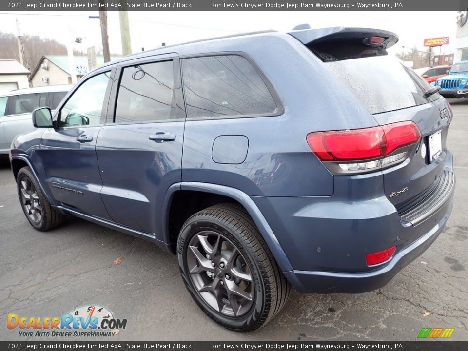 2021 Jeep Grand Cherokee Limited 4x4 Slate Blue Pearl / Black Photo #3