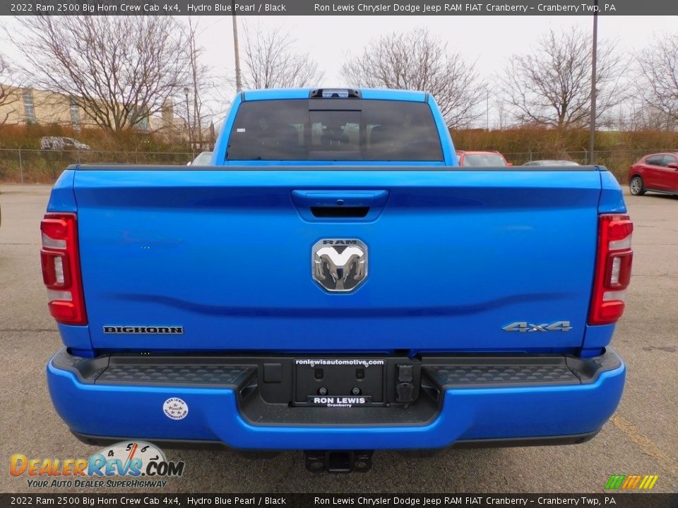 2022 Ram 2500 Big Horn Crew Cab 4x4 Hydro Blue Pearl / Black Photo #6