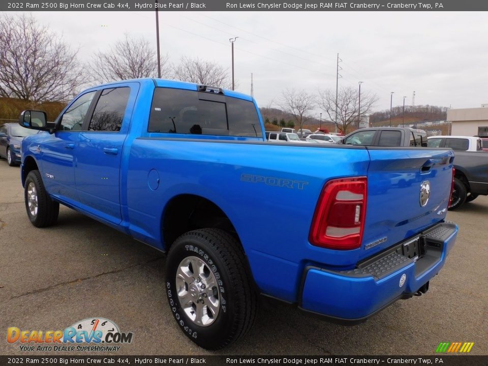 2022 Ram 2500 Big Horn Crew Cab 4x4 Hydro Blue Pearl / Black Photo #8