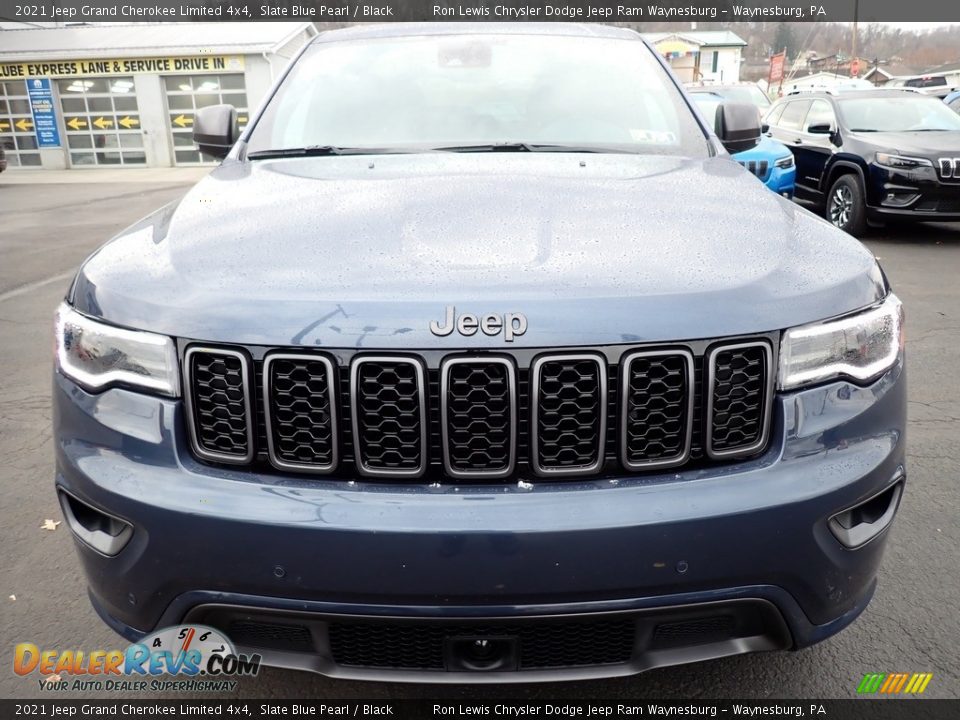 2021 Jeep Grand Cherokee Limited 4x4 Slate Blue Pearl / Black Photo #9