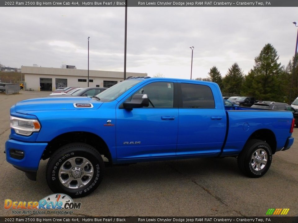 2022 Ram 2500 Big Horn Crew Cab 4x4 Hydro Blue Pearl / Black Photo #9