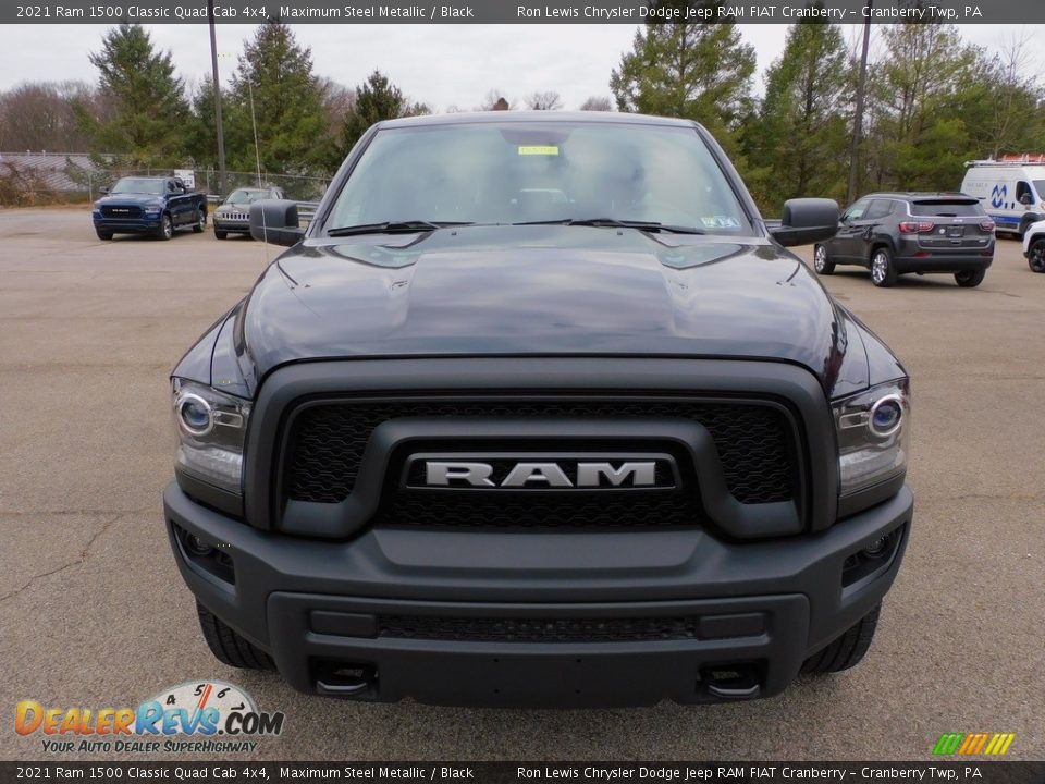 2021 Ram 1500 Classic Quad Cab 4x4 Maximum Steel Metallic / Black Photo #2