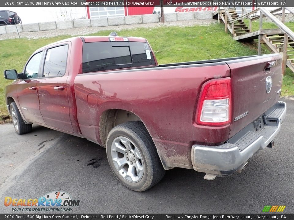 2020 Ram 1500 Big Horn Crew Cab 4x4 Delmonico Red Pearl / Black/Diesel Gray Photo #2