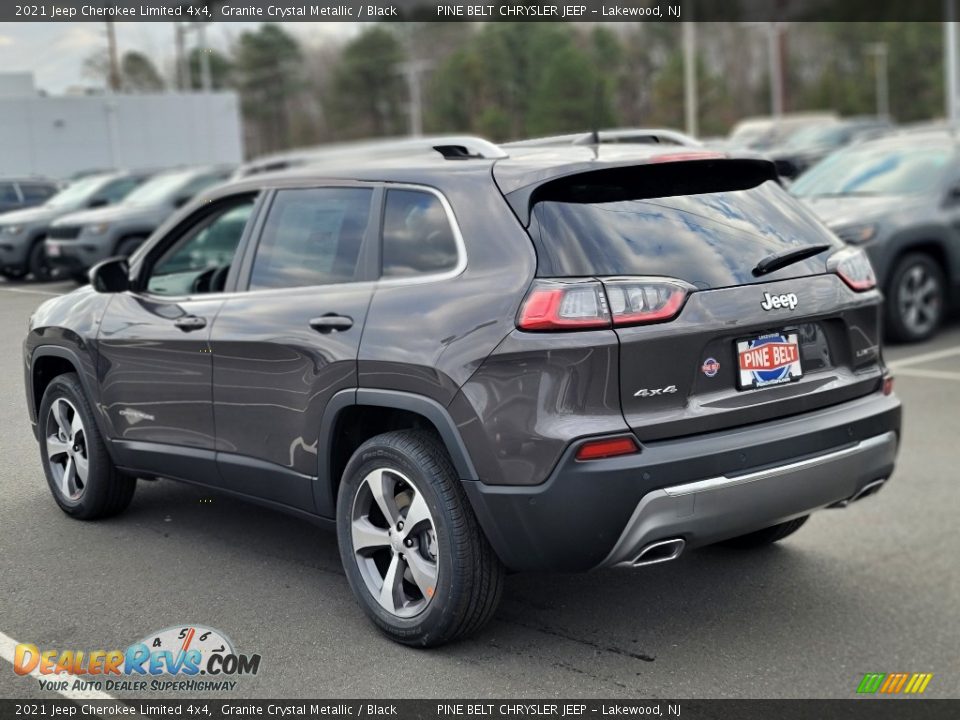 2021 Jeep Cherokee Limited 4x4 Granite Crystal Metallic / Black Photo #4