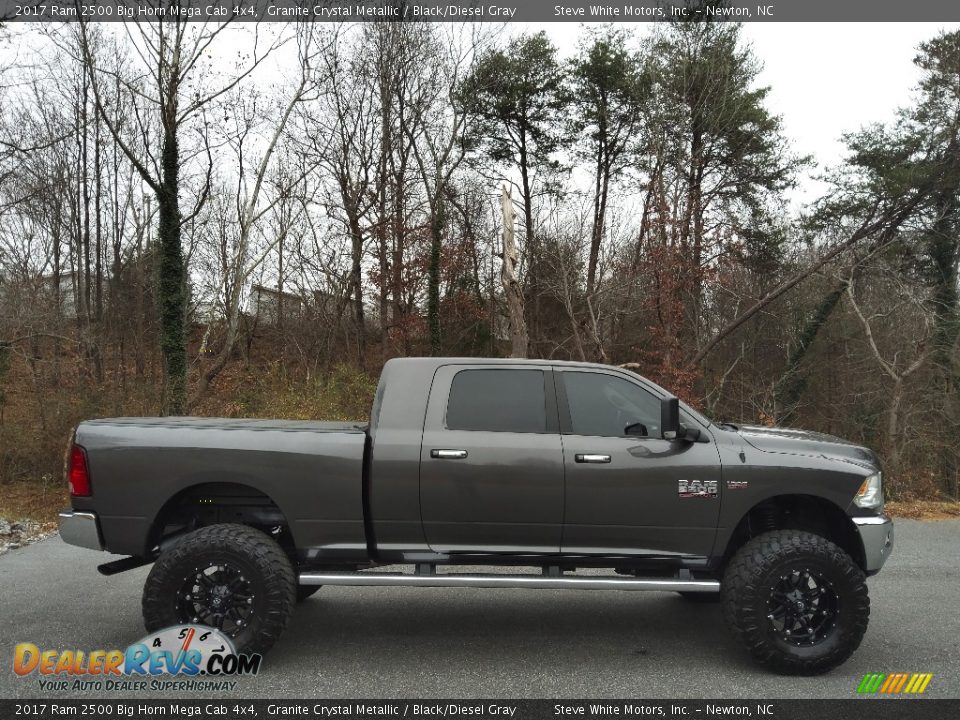 2017 Ram 2500 Big Horn Mega Cab 4x4 Granite Crystal Metallic / Black/Diesel Gray Photo #6