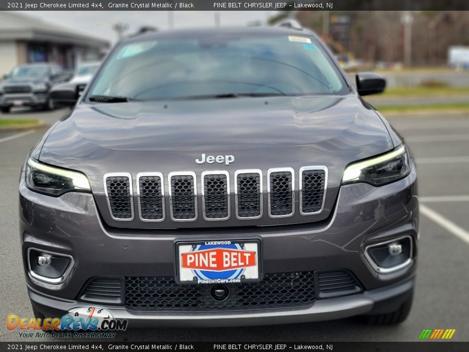 2021 Jeep Cherokee Limited 4x4 Granite Crystal Metallic / Black Photo #2