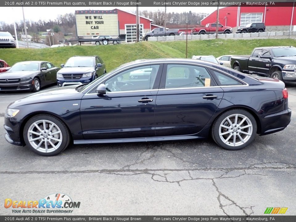 Brilliant Black 2018 Audi A6 2.0 TFSI Premium Plus quattro Photo #2