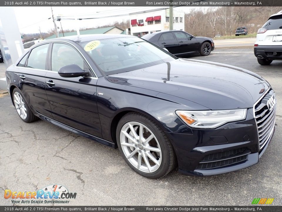 Front 3/4 View of 2018 Audi A6 2.0 TFSI Premium Plus quattro Photo #8