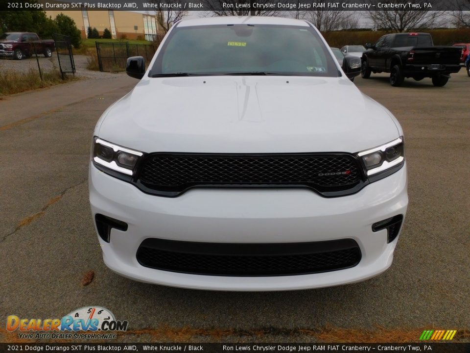 2021 Dodge Durango SXT Plus Blacktop AWD White Knuckle / Black Photo #2