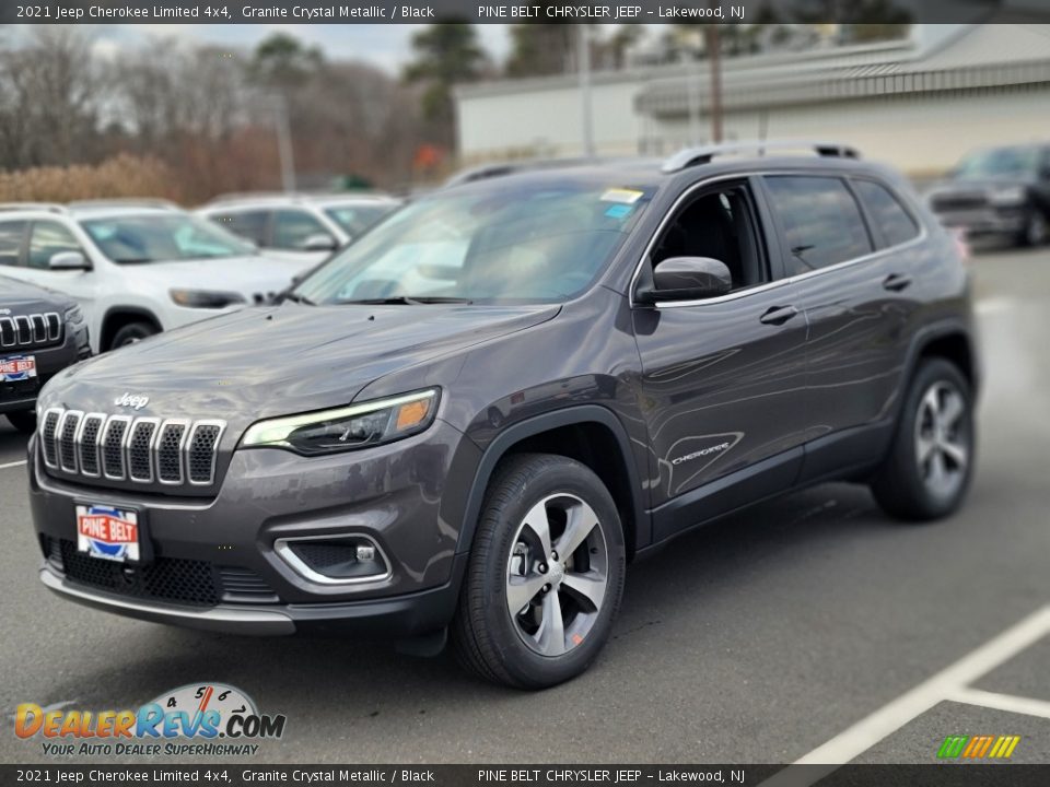 2021 Jeep Cherokee Limited 4x4 Granite Crystal Metallic / Black Photo #1