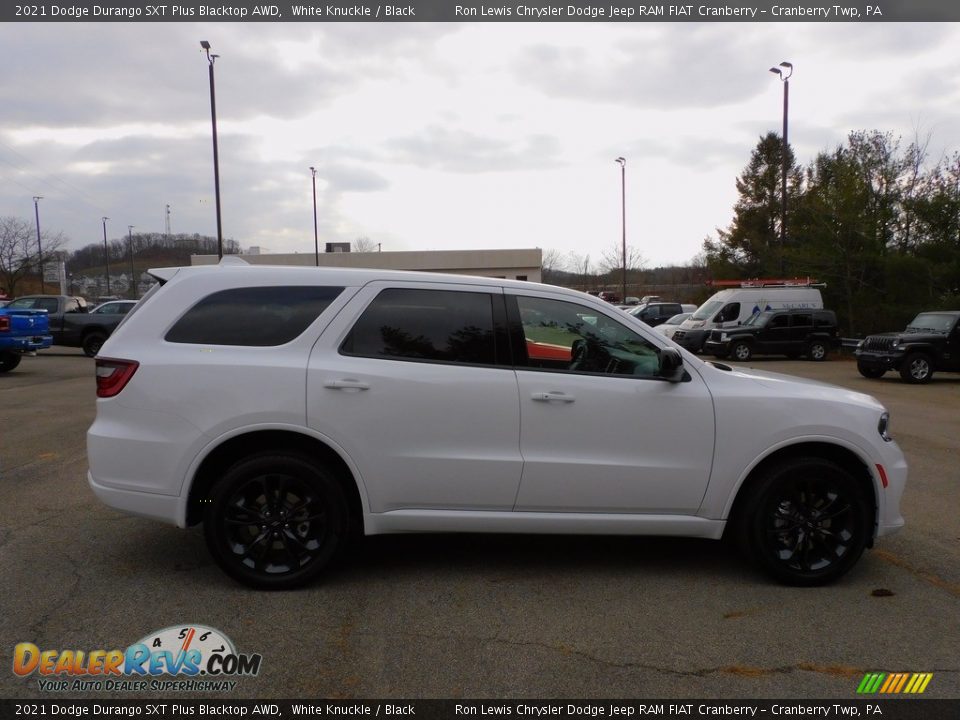 2021 Dodge Durango SXT Plus Blacktop AWD White Knuckle / Black Photo #4