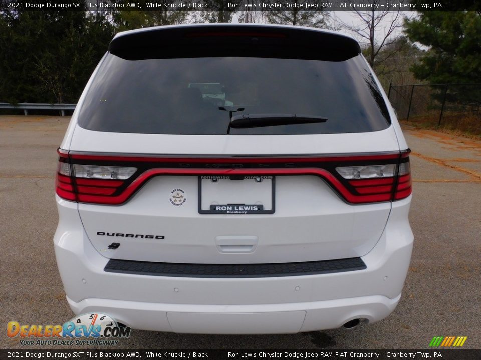 2021 Dodge Durango SXT Plus Blacktop AWD White Knuckle / Black Photo #6