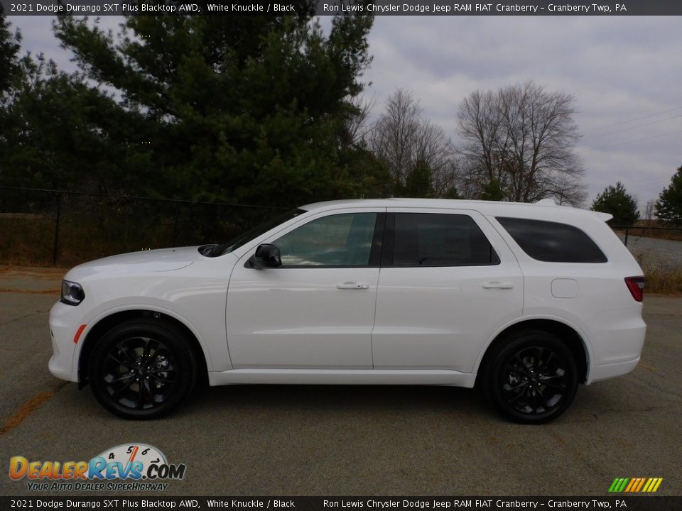 2021 Dodge Durango SXT Plus Blacktop AWD White Knuckle / Black Photo #9