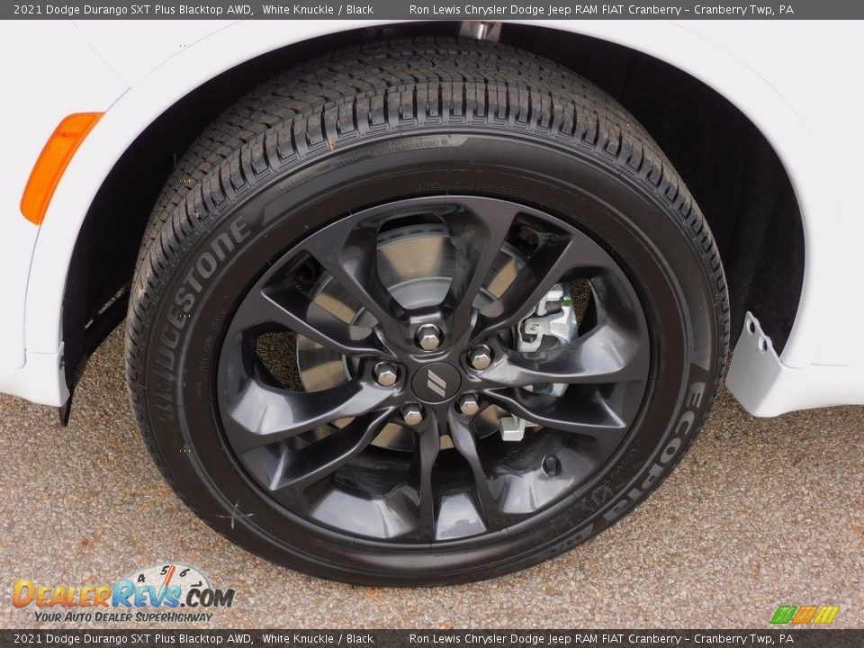 2021 Dodge Durango SXT Plus Blacktop AWD White Knuckle / Black Photo #10