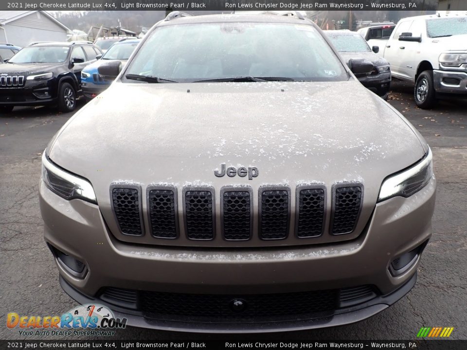 2021 Jeep Cherokee Latitude Lux 4x4 Light Brownstone Pearl / Black Photo #9