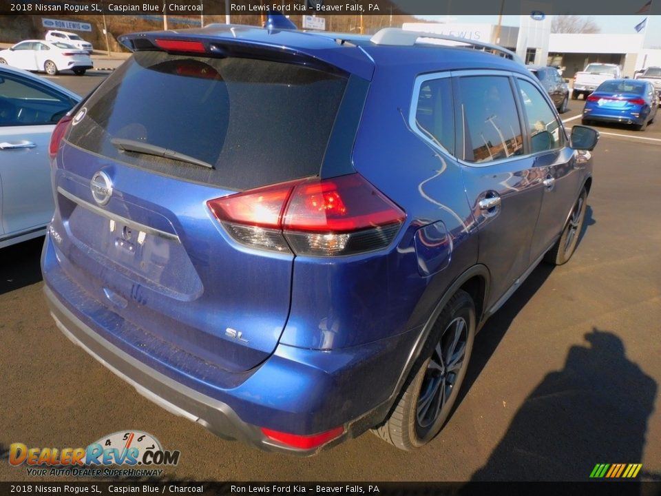 2018 Nissan Rogue SL Caspian Blue / Charcoal Photo #2