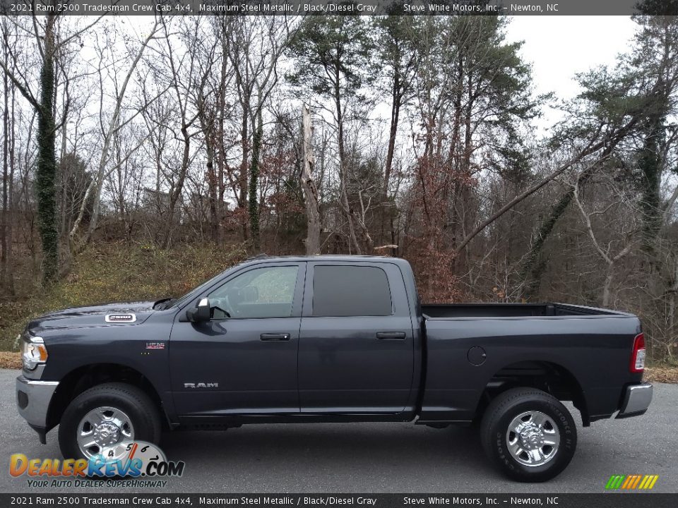 2021 Ram 2500 Tradesman Crew Cab 4x4 Maximum Steel Metallic / Black/Diesel Gray Photo #1