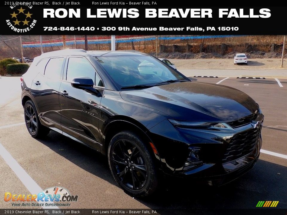 2019 Chevrolet Blazer RS Black / Jet Black Photo #1