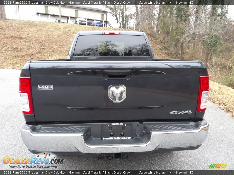 2021 Ram 2500 Tradesman Crew Cab 4x4 Maximum Steel Metallic / Black/Diesel Gray Photo #7