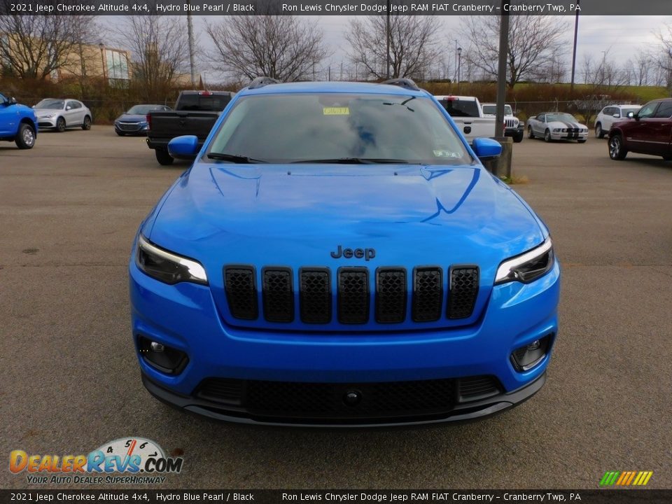 2021 Jeep Cherokee Altitude 4x4 Hydro Blue Pearl / Black Photo #2