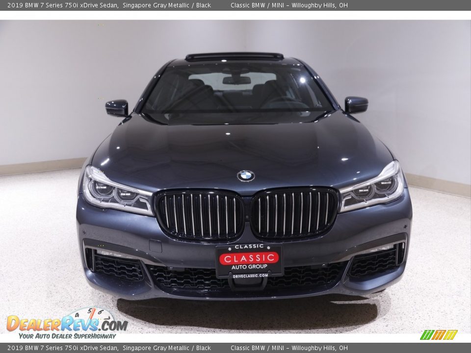 2019 BMW 7 Series 750i xDrive Sedan Singapore Gray Metallic / Black Photo #2