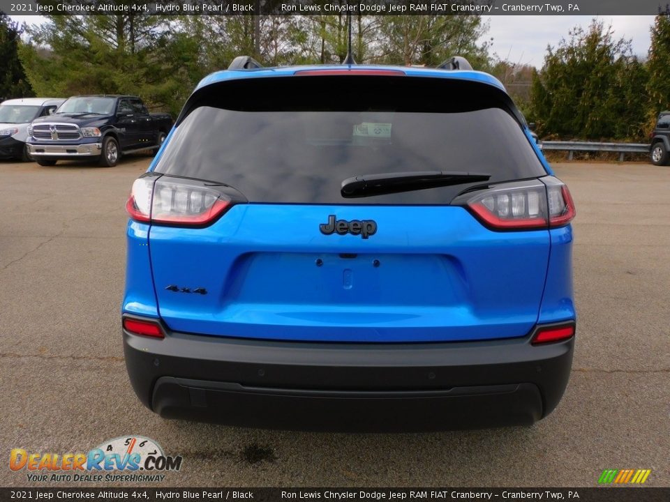 2021 Jeep Cherokee Altitude 4x4 Hydro Blue Pearl / Black Photo #6