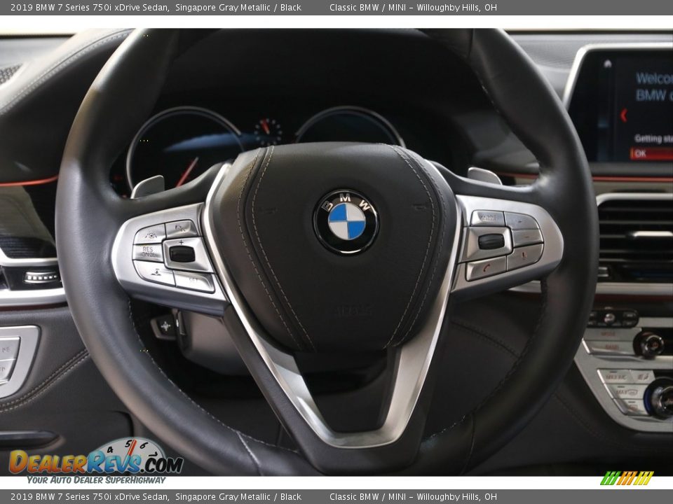 2019 BMW 7 Series 750i xDrive Sedan Singapore Gray Metallic / Black Photo #7