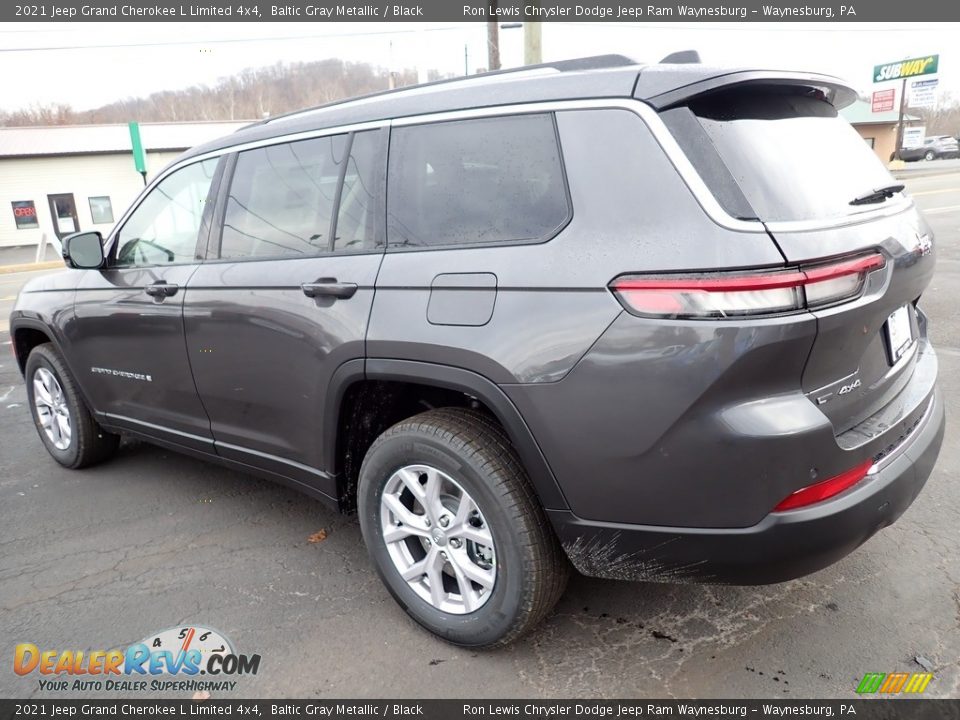 2021 Jeep Grand Cherokee L Limited 4x4 Baltic Gray Metallic / Black Photo #3