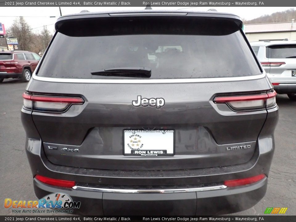 2021 Jeep Grand Cherokee L Limited 4x4 Baltic Gray Metallic / Black Photo #4