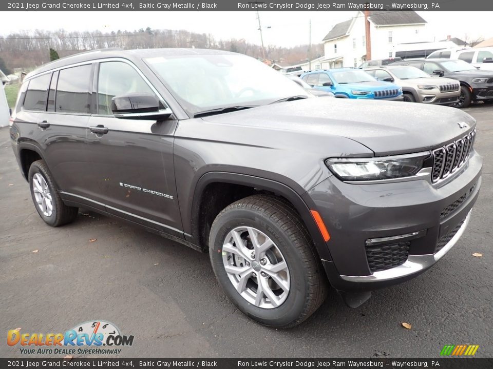 2021 Jeep Grand Cherokee L Limited 4x4 Baltic Gray Metallic / Black Photo #8