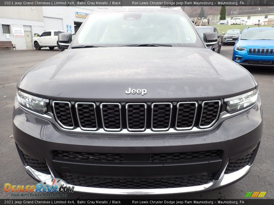 2021 Jeep Grand Cherokee L Limited 4x4 Baltic Gray Metallic / Black Photo #9