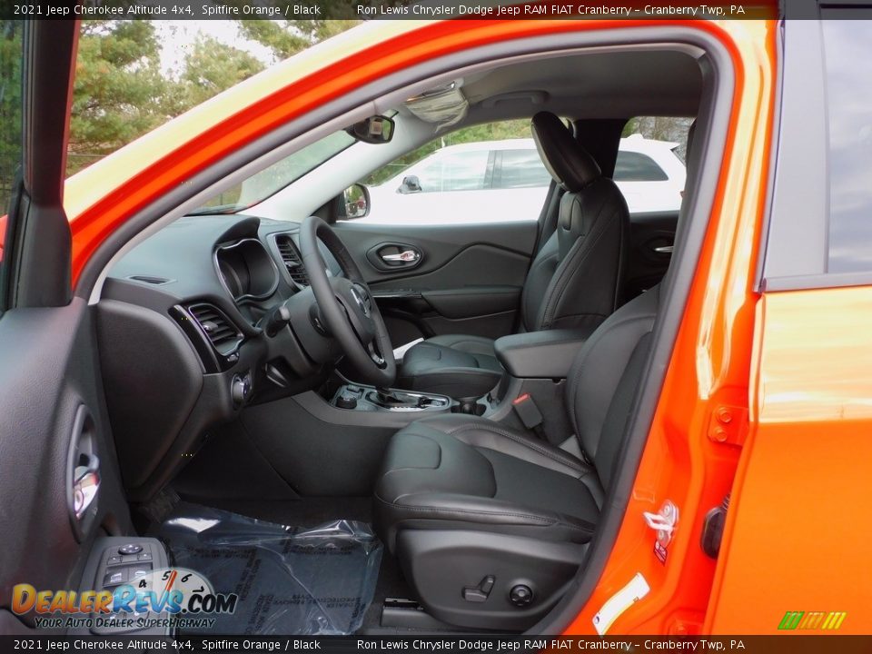 2021 Jeep Cherokee Altitude 4x4 Spitfire Orange / Black Photo #11