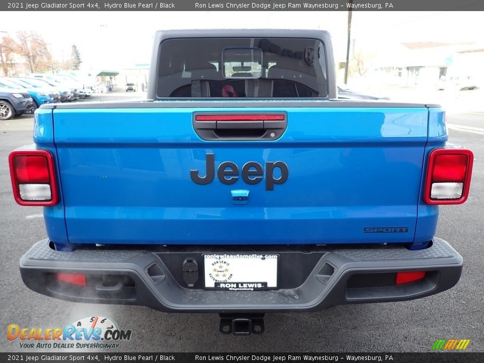 2021 Jeep Gladiator Sport 4x4 Hydro Blue Pearl / Black Photo #3