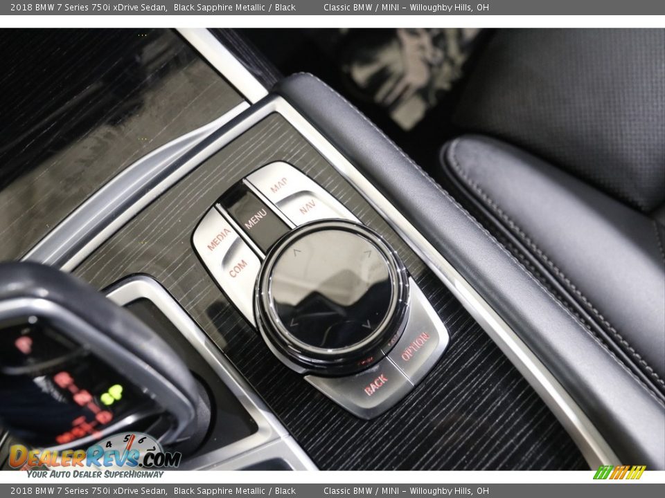 2018 BMW 7 Series 750i xDrive Sedan Black Sapphire Metallic / Black Photo #18
