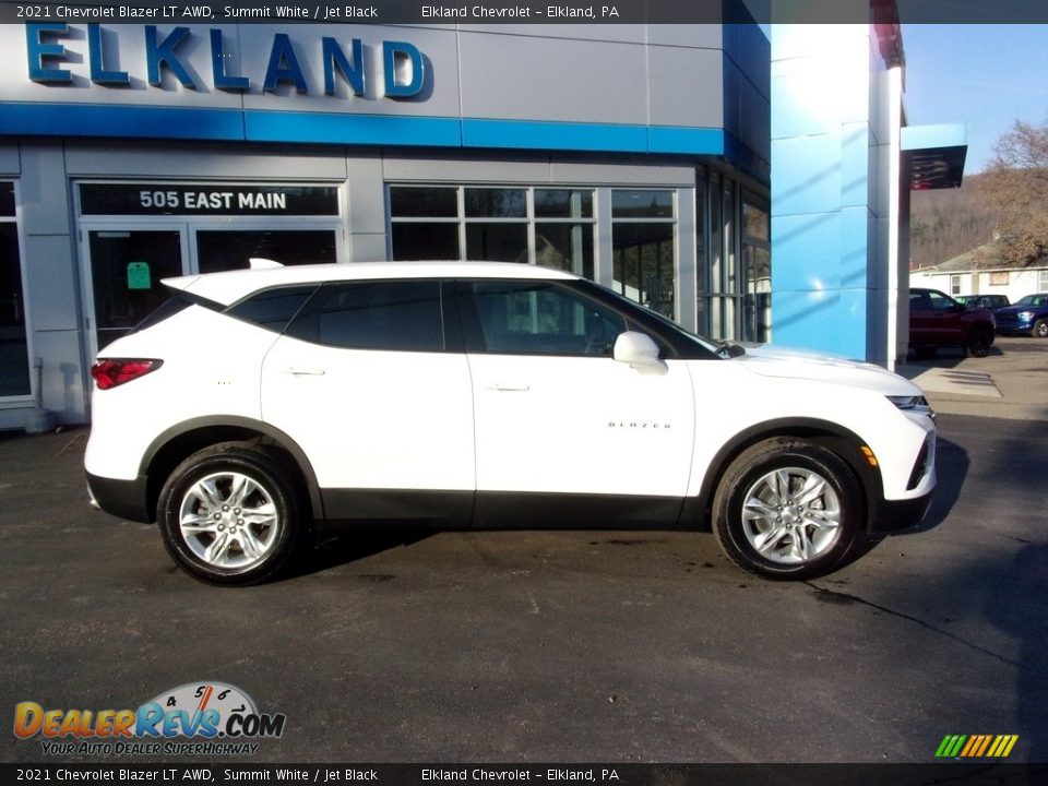 2021 Chevrolet Blazer LT AWD Summit White / Jet Black Photo #2