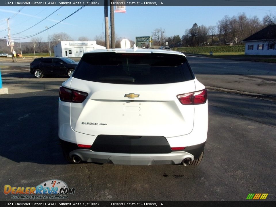 2021 Chevrolet Blazer LT AWD Summit White / Jet Black Photo #4