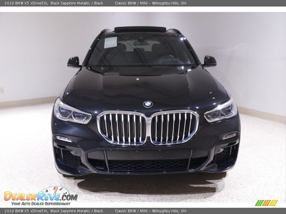 2019 BMW X5 xDrive50i Black Sapphire Metallic / Black Photo #2