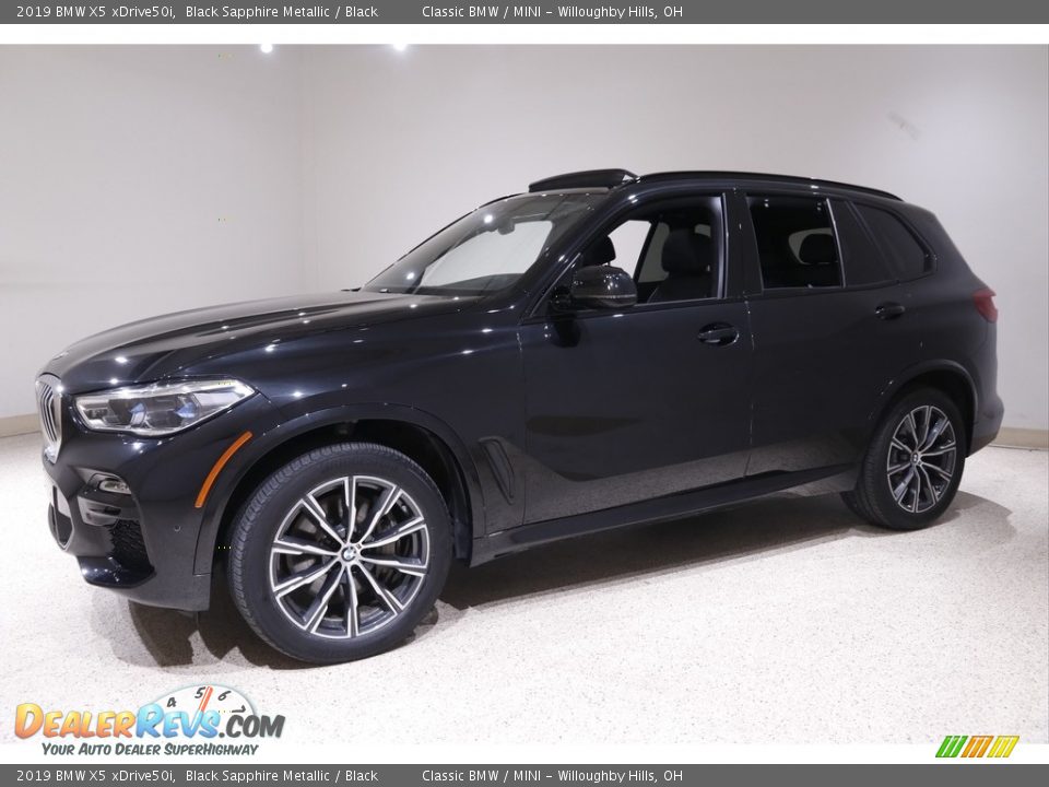 2019 BMW X5 xDrive50i Black Sapphire Metallic / Black Photo #3