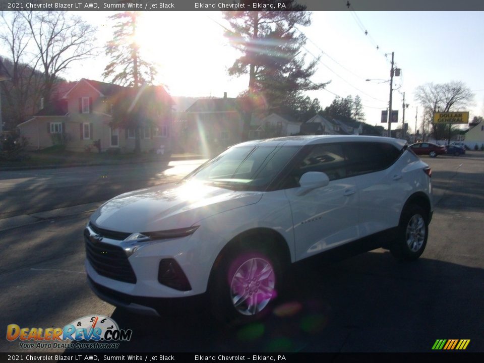 2021 Chevrolet Blazer LT AWD Summit White / Jet Black Photo #7