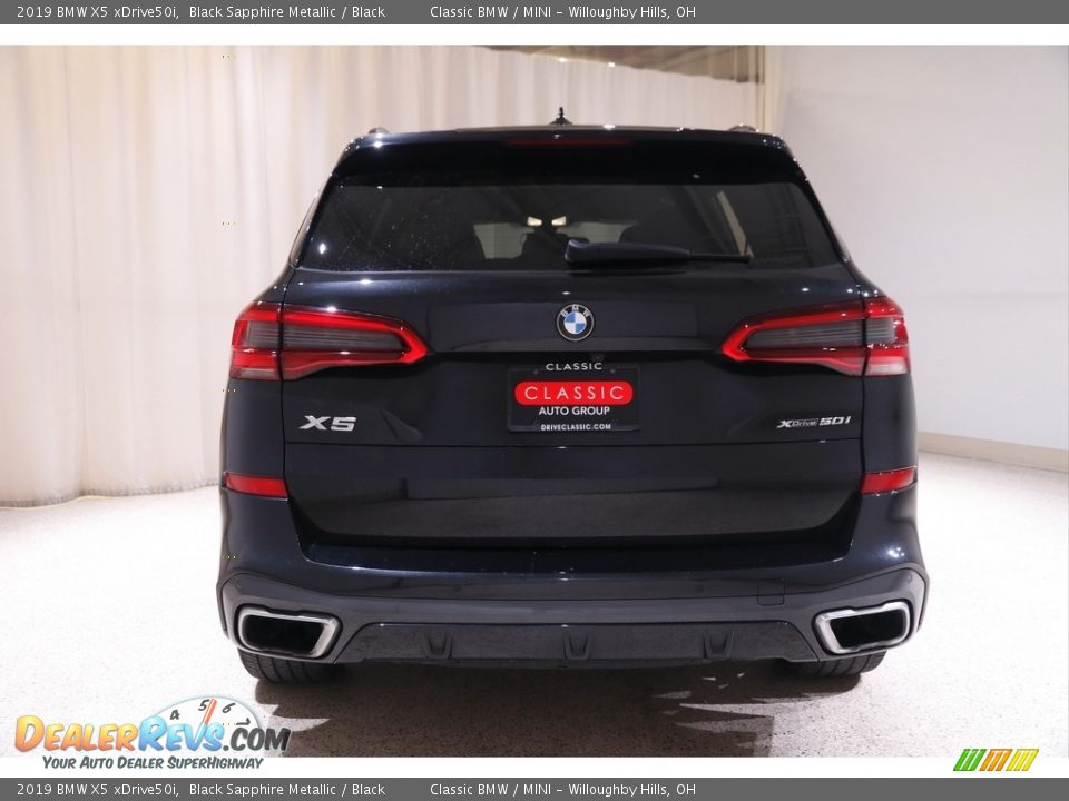 2019 BMW X5 xDrive50i Black Sapphire Metallic / Black Photo #20