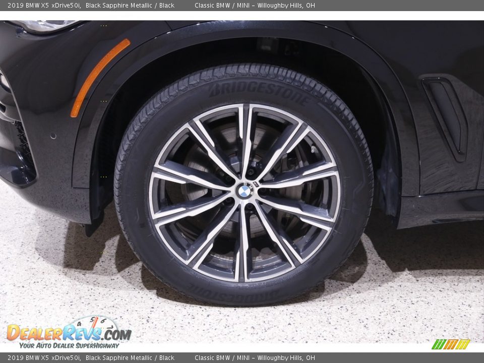 2019 BMW X5 xDrive50i Black Sapphire Metallic / Black Photo #22