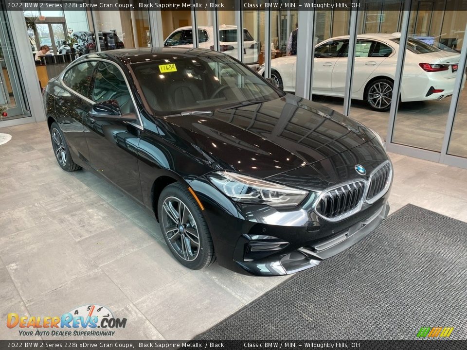 2022 BMW 2 Series 228i xDrive Gran Coupe Black Sapphire Metallic / Black Photo #1